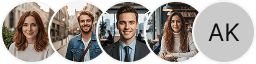 Multiple investor profile avatars on Tetrev Kapitov trading review block